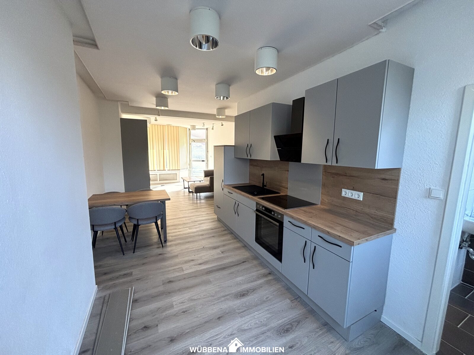 Möblierte 1-Zimmer-Wohnung mit Garten zu vermieten!