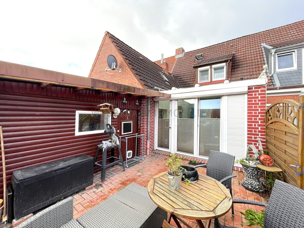 Reihenhaus in Friesland mit Wintergarten und Terrasse – perfekt für Paare und Familien