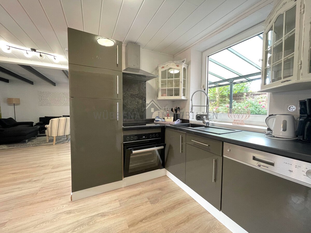 VERKAUFT!  Einfamilienhaus mit Anbau in Hinte-Groß Midlum – möbliert &amp; vielseitig nutzbar