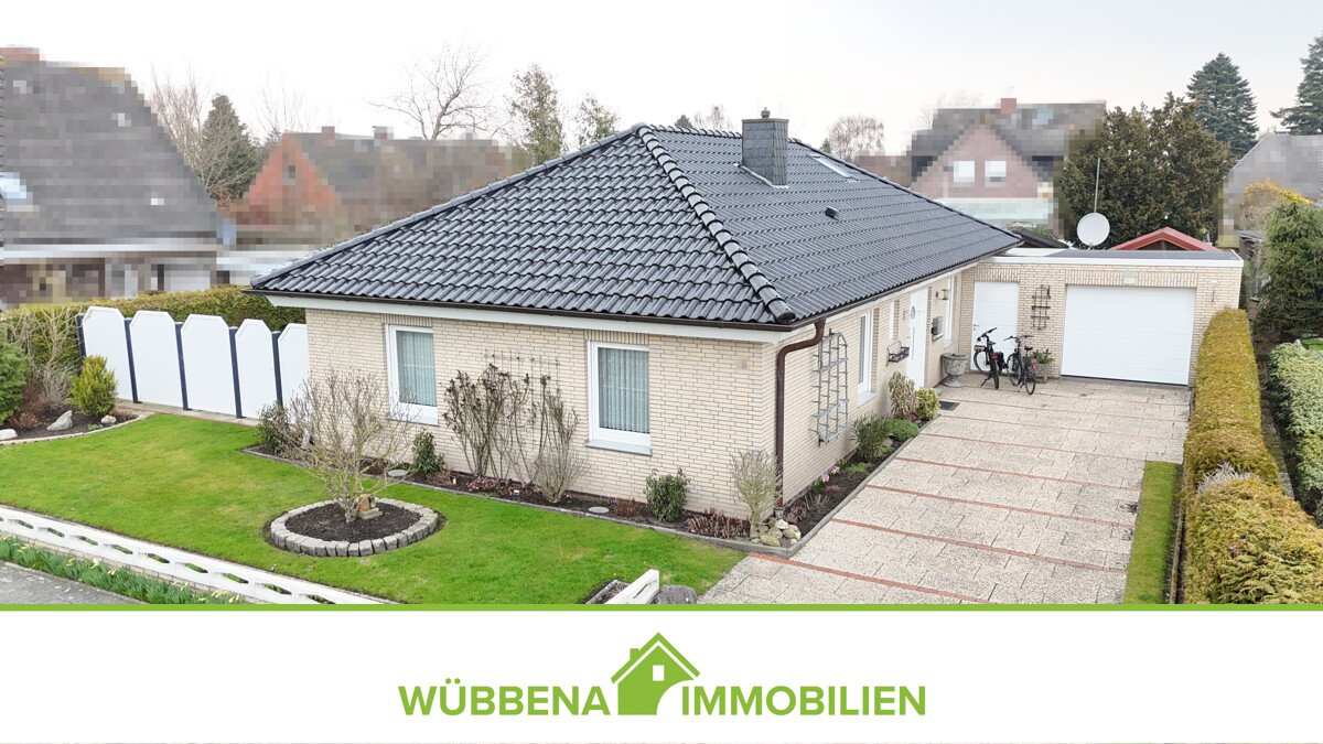 Hinte: Modernisierter 5-Zimmer-Bungalow mit Garage, überdachter Terrasse, Garten und Ausbaureserve