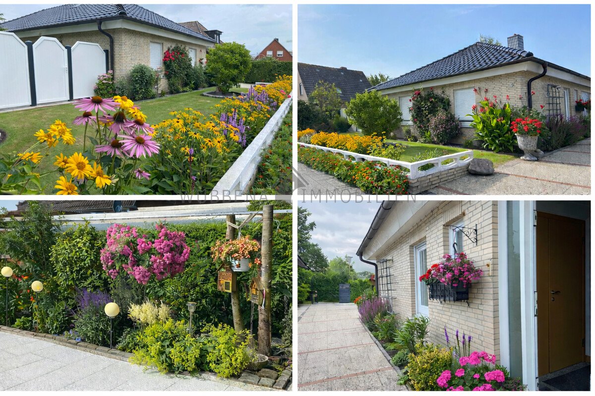 Hinte: Modernisierter 5-Zimmer-Bungalow mit Garage, überdachter Terrasse, Garten und Ausbaureserve