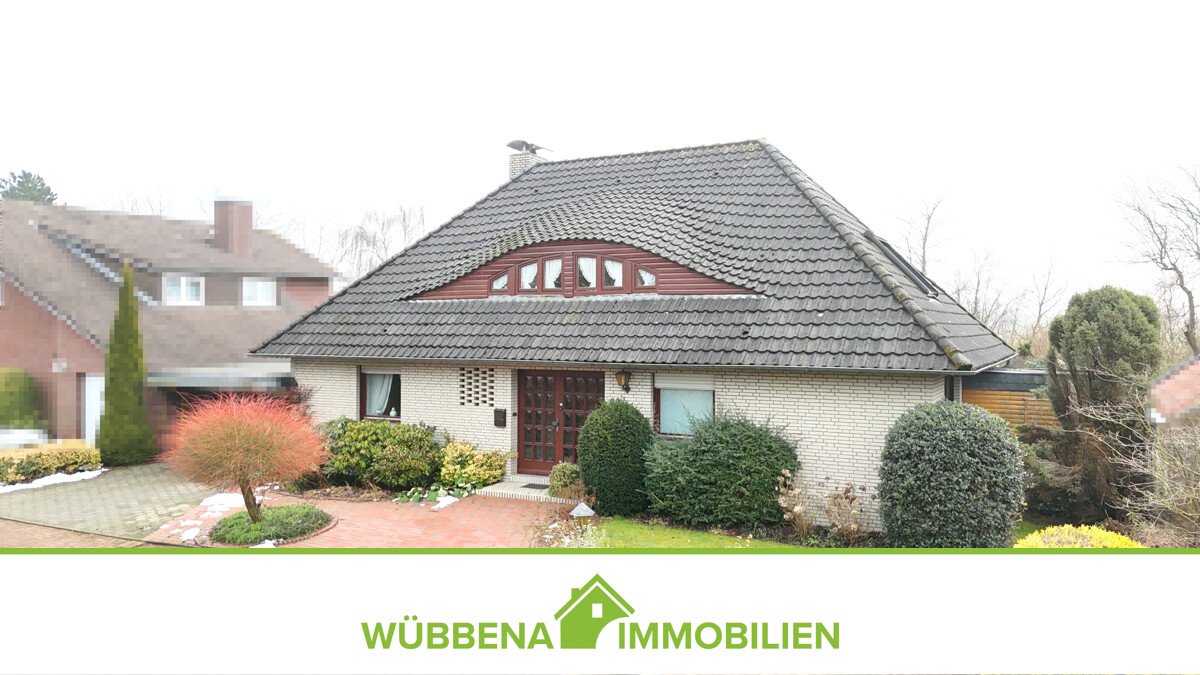 VERKAUFT! Ausgebauter Bungalow mit Wintergarten und Bootssteg in Kanallage von Osterhusen