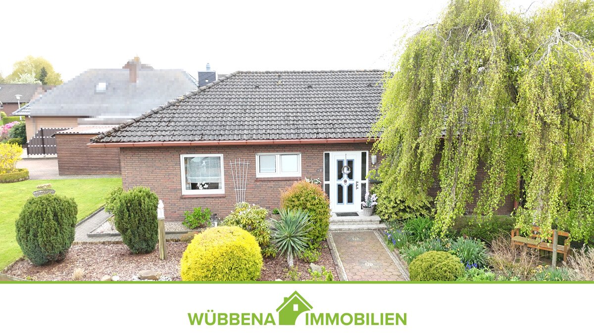 Suurhusen! Alles auf einer Ebene! Top gepflegter Bungalow mit Garage in ruhiger Siedlungslage
