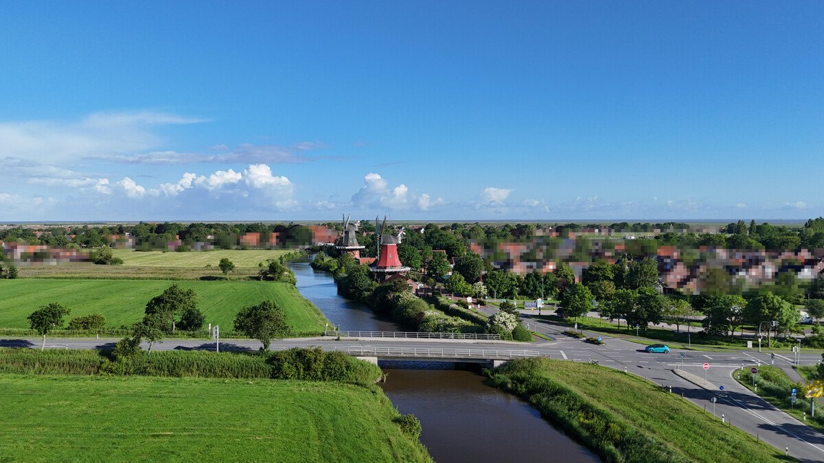 Greetsiel | Gewerbeareal mit Büro, Hallen & Grünland auf ca. 17.461 m² zu verkaufen!