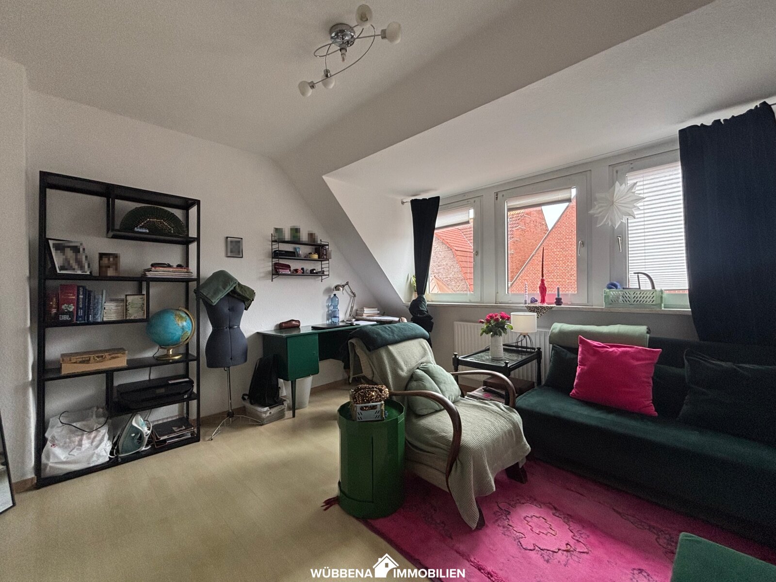 Schöne 3-Zimmer-Dachgeschosswohnung in bester Innenstadtlage zu vermieten!