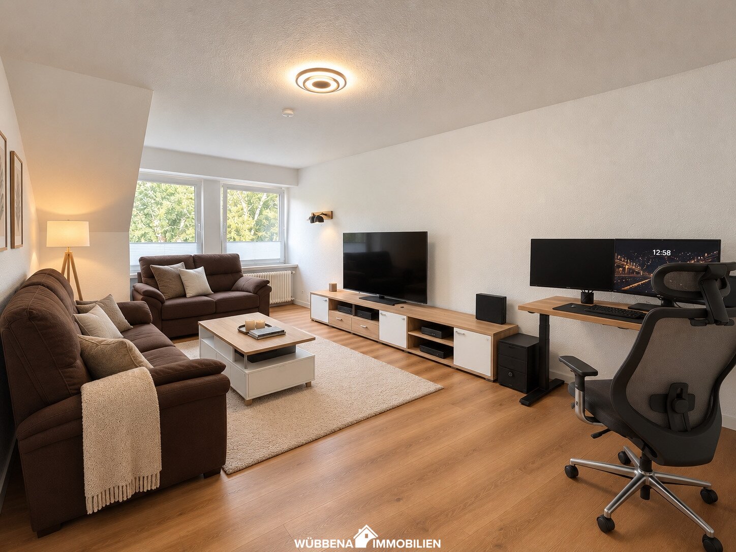 Zentrale - 3 Zimmer Wohnung mit Balkon und Einbauküche zu vermieten!
