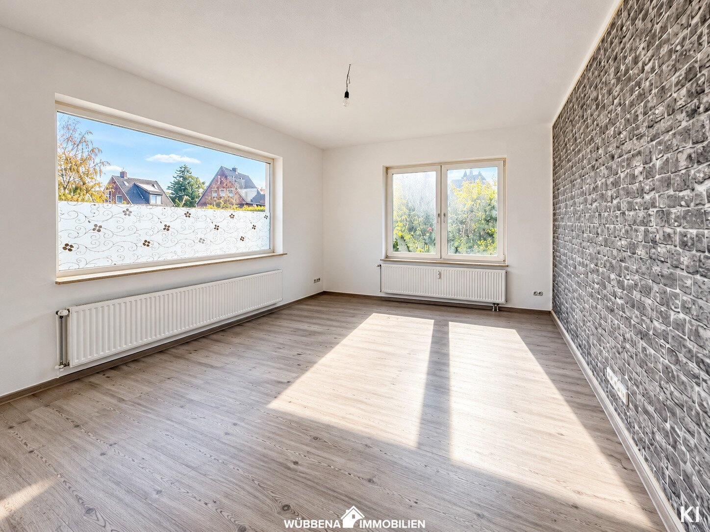 Emden-Wolthusen: Attraktive 2-Zimmer-Erdgeschosswohnung mit Garten zu vermieten!