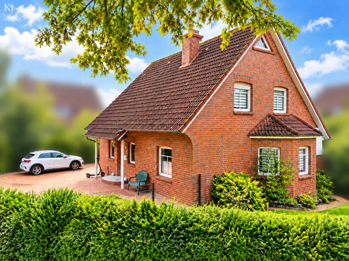Emden-Borssum: Wohntraum für Familien! Gepflegtes EFH mit PV-Anlage auf Eigentumsgrundstück!