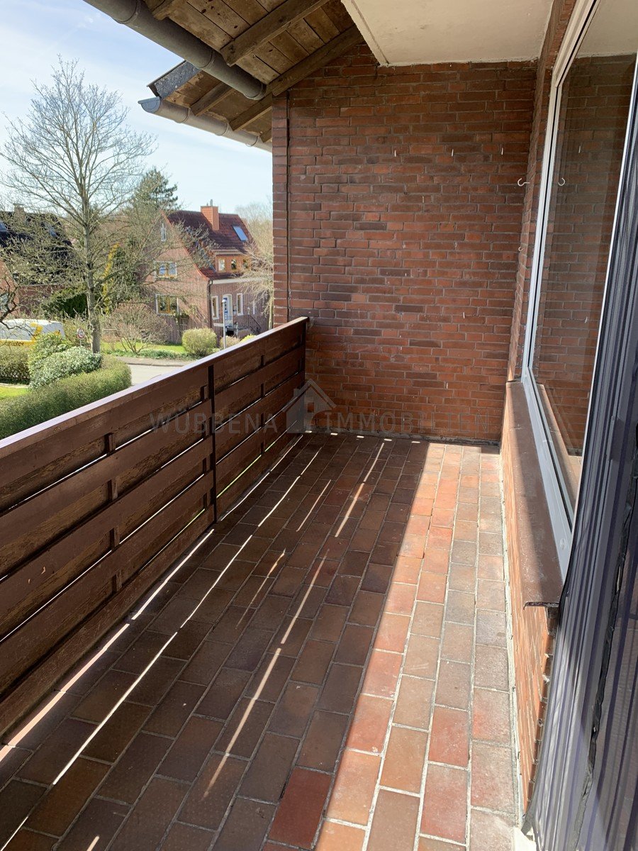 Sonniger Balkon