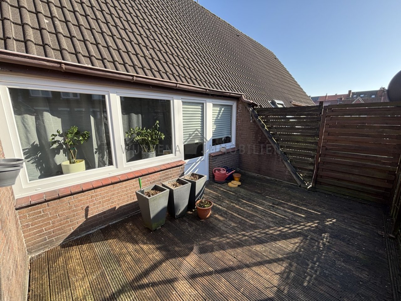 WHG. DG rechts - Große Dachterrasse. WHG. DG rechts - Große Dachterrasse.