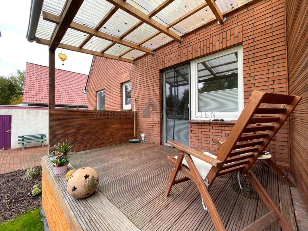 Überdachte Terrasse