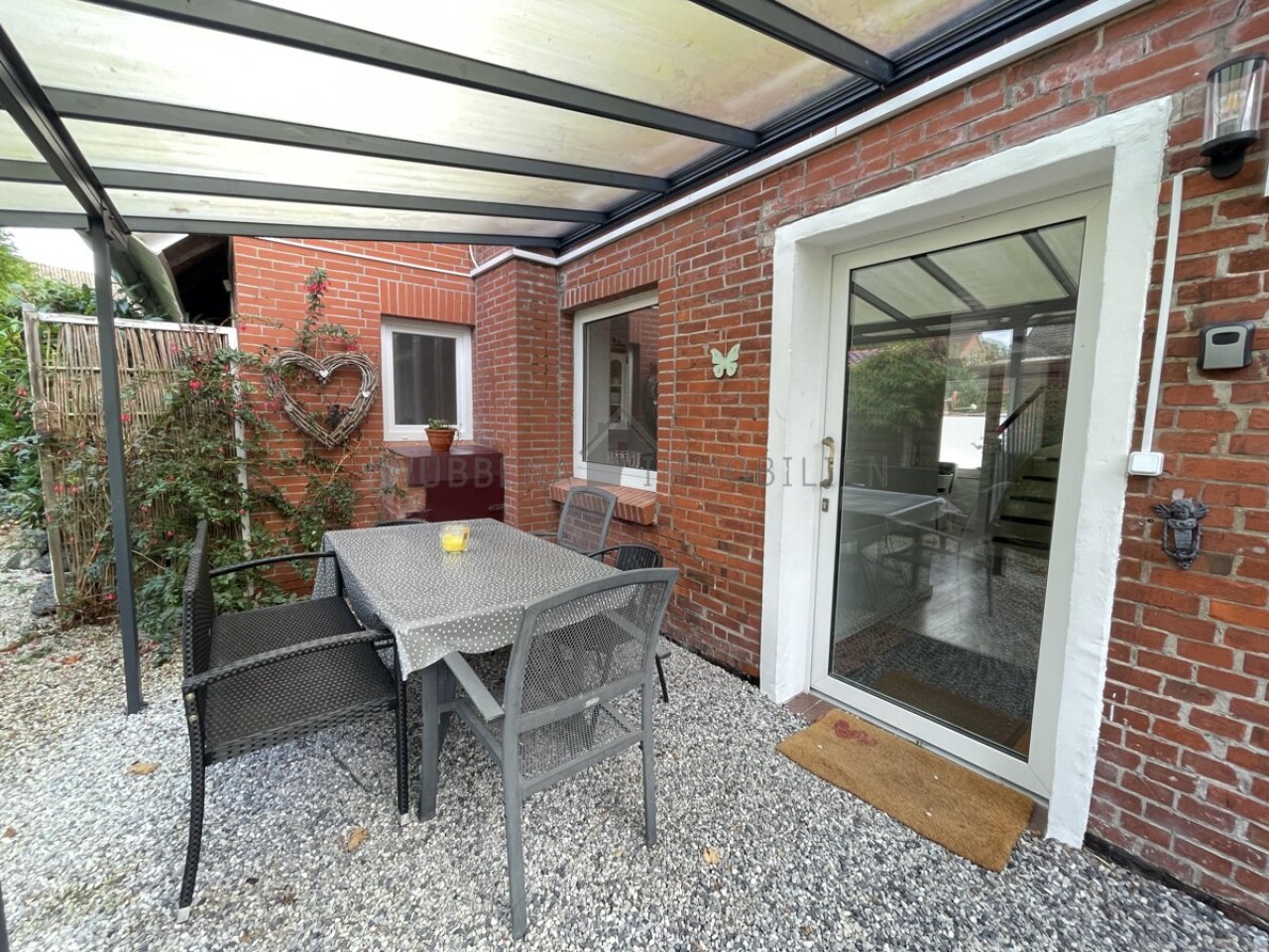 Terrasse mit Überdachung Whg 1