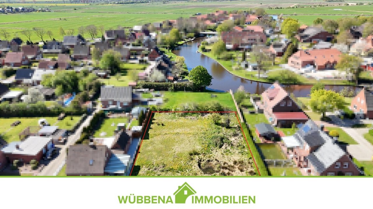 Drohnenaufnahme mit Kennzeichnung